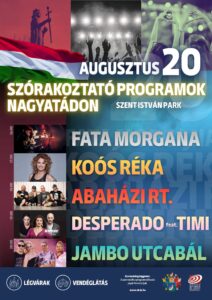 Nagyatád – Szent István Nap – Augusztus 20.