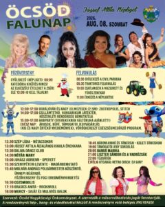 Öcsöd Falunap – ingyenes Nótár Mary koncert